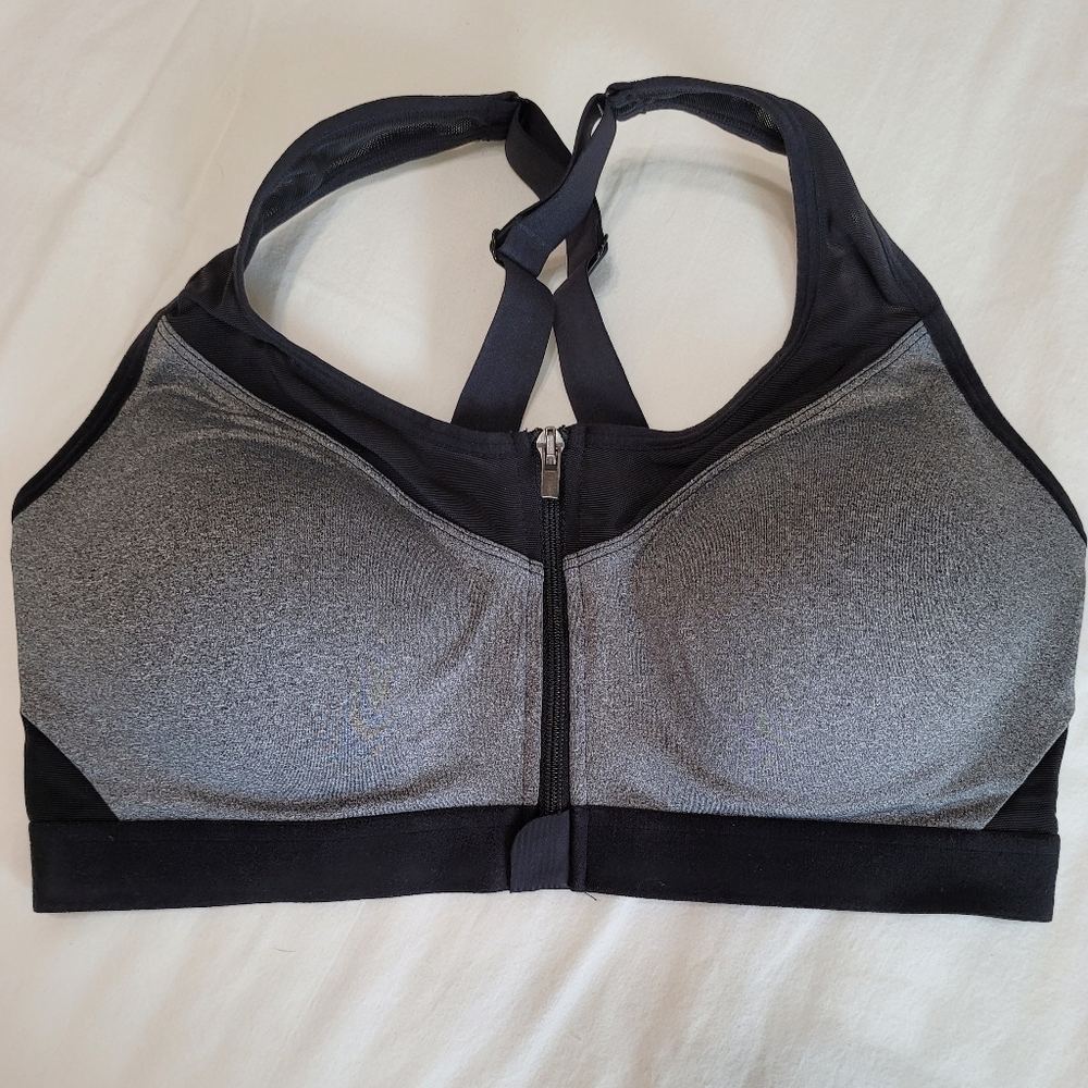 Avia Zip Front High Support Sports Bra, Sz XL (A-C), EUC